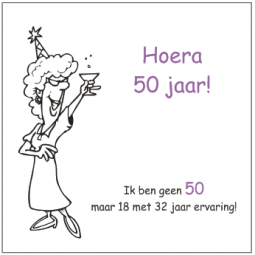 Sarah Ik ben geen 50...