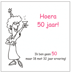 Sarah Ik ben geen 50...