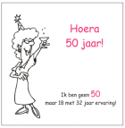 Sarah Ik ben geen 50...